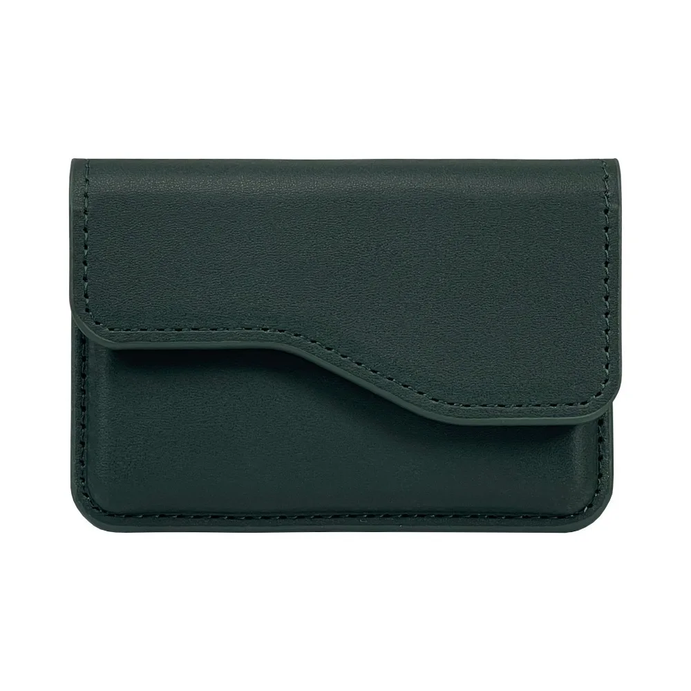 Sleek Magnetic PU Leather Flip Wallet & Card Holder