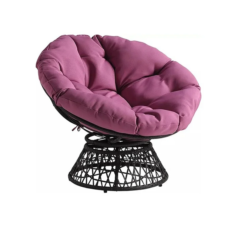 High Quality Swivel Swing Papasan Chair Indoor Outdoor Garden Wicker
