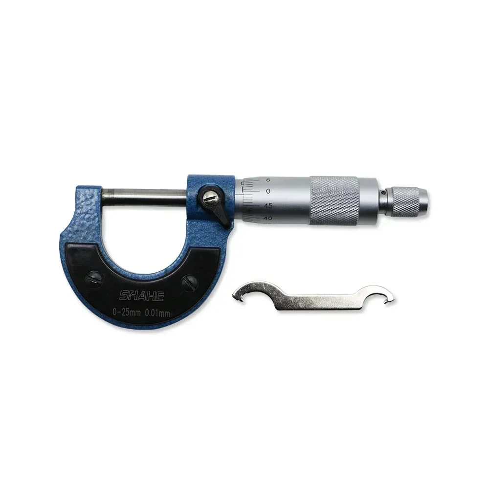 SHAHE 0.01mm 0-25mm Outside Micrometer Mikrometre Measuring