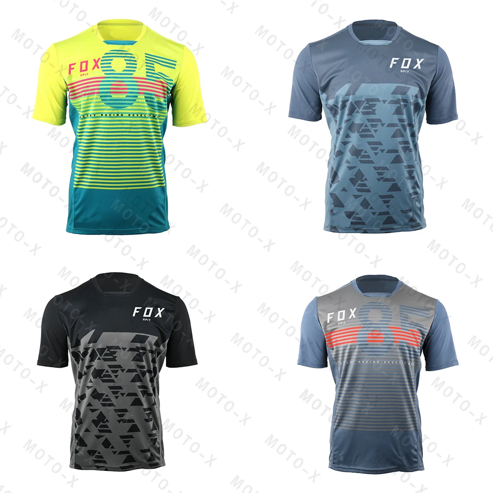 2022 New Camo Motocross Jersey Mtb Off-Road Mountain Bike Downhill Jersey Mx Bmx Enduro Jersey Hpit Fox