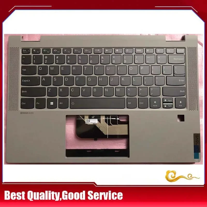 

New/Orig for Lenovo IdeaPad Flex 5 14 Flex5-14 Flex5-14IIL05 ARE ITL 05 Palmrest US keyboard upper cover Backlit 5CB0Y85364