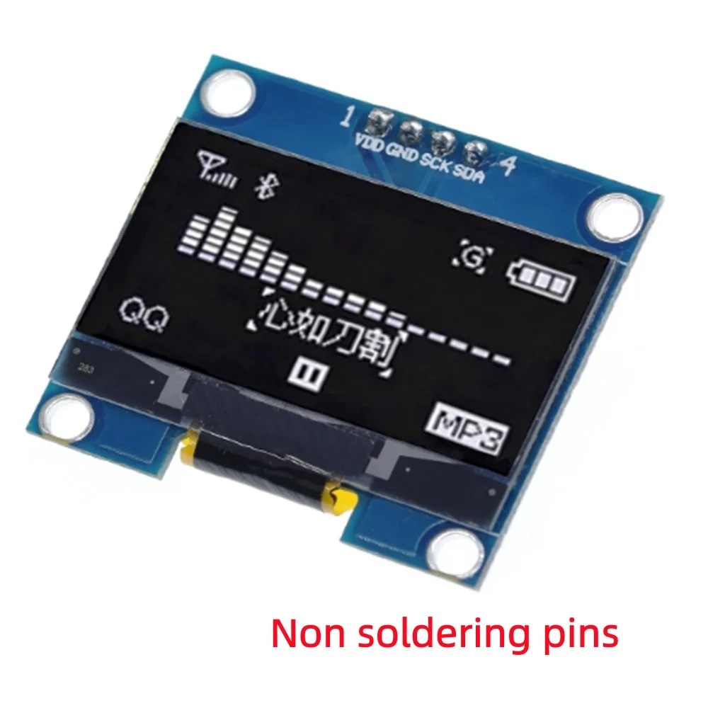 1.3 Inch Drive SH1106 OLED Module White/Blue SPI/IIC I2C Communication Color 128X64 LCD 4pin 7pin Display Module