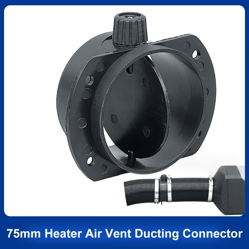 75mm Exhaust Car Heater Air Vent Ducting Connector For 5kw Parking