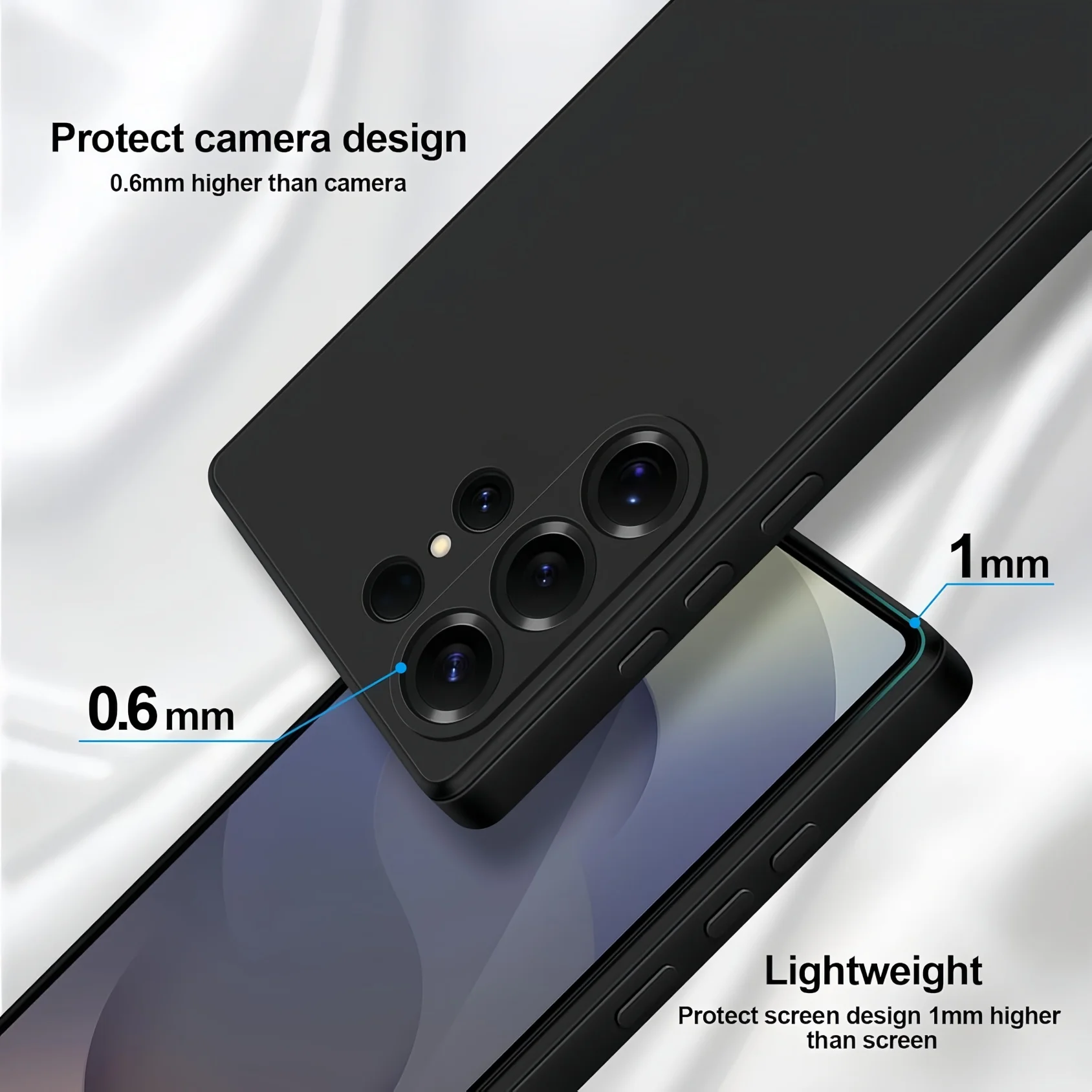 Noble Fashion Shockproof Protective Liquid Silicone Case