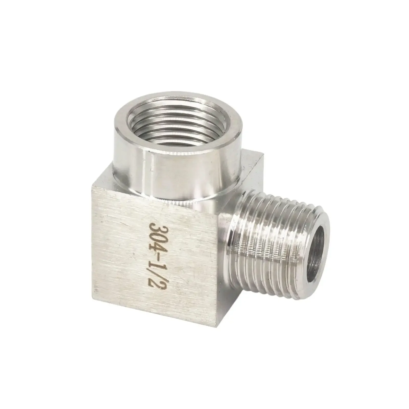 1/2" BSP Female To Male Elbow 304 Stainless Steel Pipe Fitting Adapter Connector Operating pressure 250 Bar
