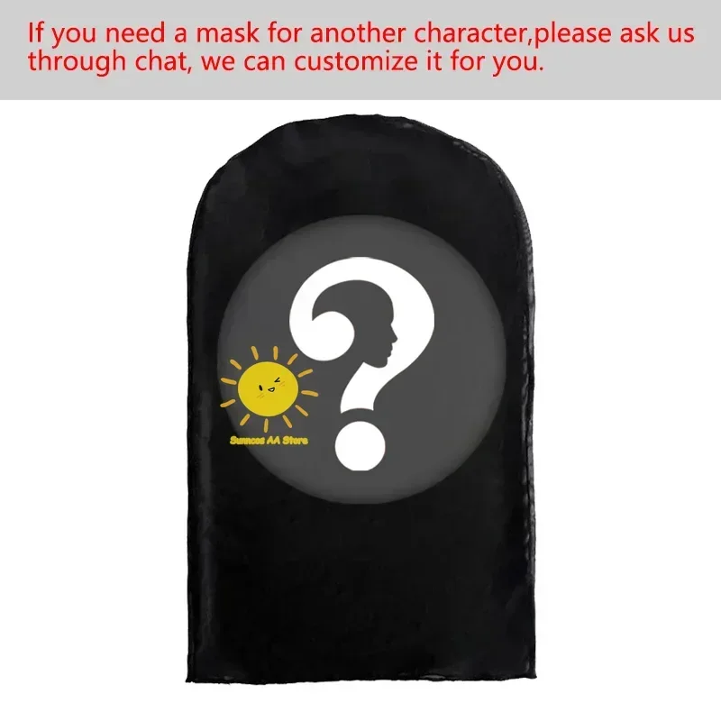 Cosplay mask 3D Printed Kanye Mask Drake Elastic Mesh Full Face Mask for Unisex Cosplay Headwear Party