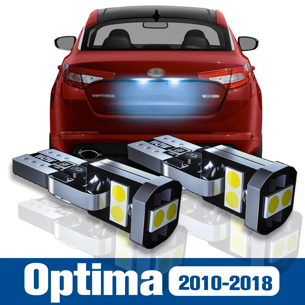 

2pcs LED License Plate Light Lamp Accessories Canbus For Kia Optima 2010 2011 2012 2013 2014 2015 2016 2017 2018