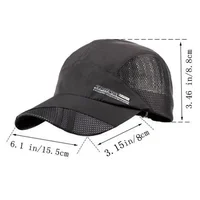 Adjustable Quick Dry Braethable Hat Running Baseball Summer Mesh Cap Visor Sports Cool Fashion Hot Outdoor Popular Men Women - Image 5