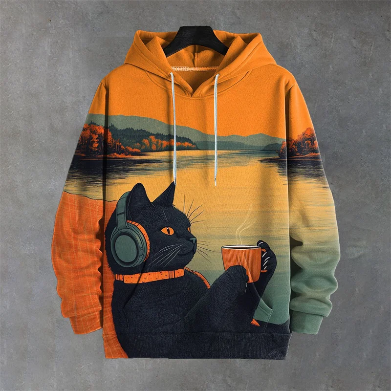 Funny Animal 3D Print Hoodie Sweatshirt