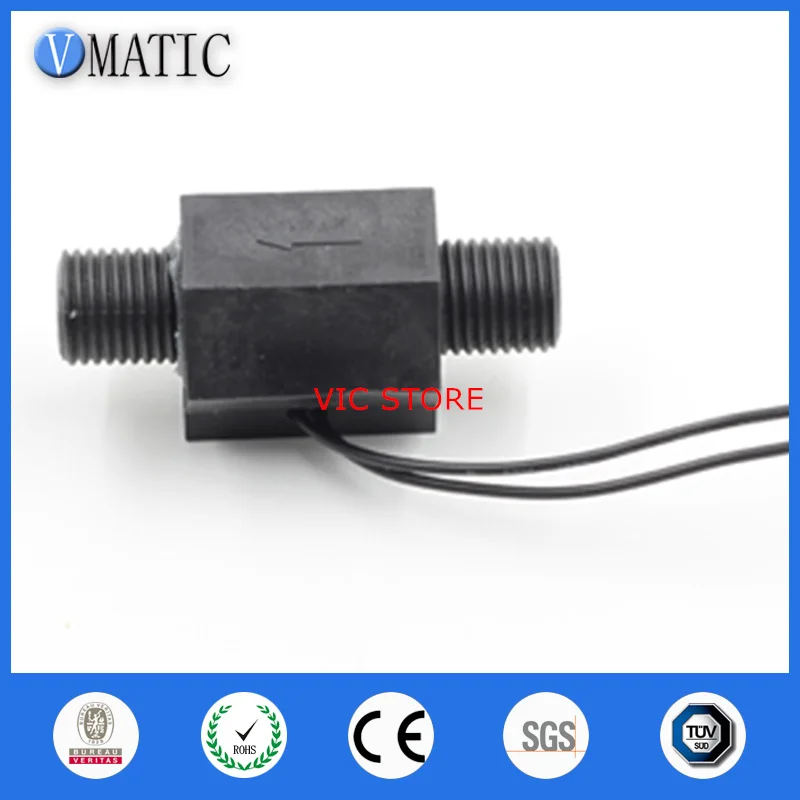 

Free Shipping Electronic Magnetic Sensor Thread VC2253-G1-4 Male Automatic Toilet Flusher Plastic Pipe G1/4 Flow Water Switch