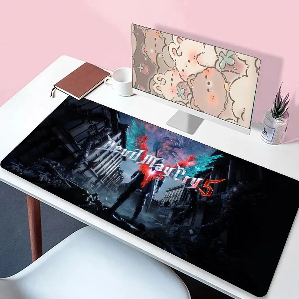 Devil-May Cry  Mouse Pad Rubber Mouse Pad Large Animation E-Sports Game Mat Ms Two-Dimensional Large Table Mat Customization