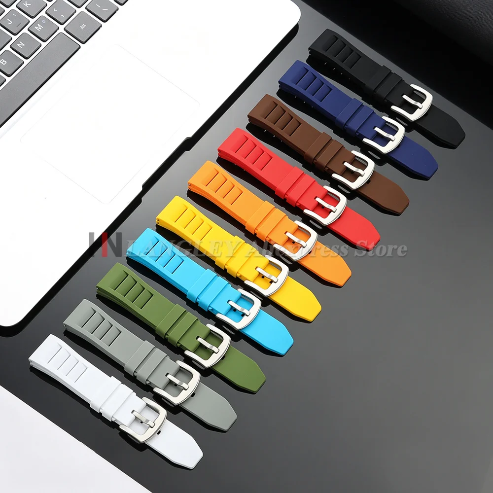 Universal Silicone Quick Release Watch Bands - Adjustable Rubber Strap