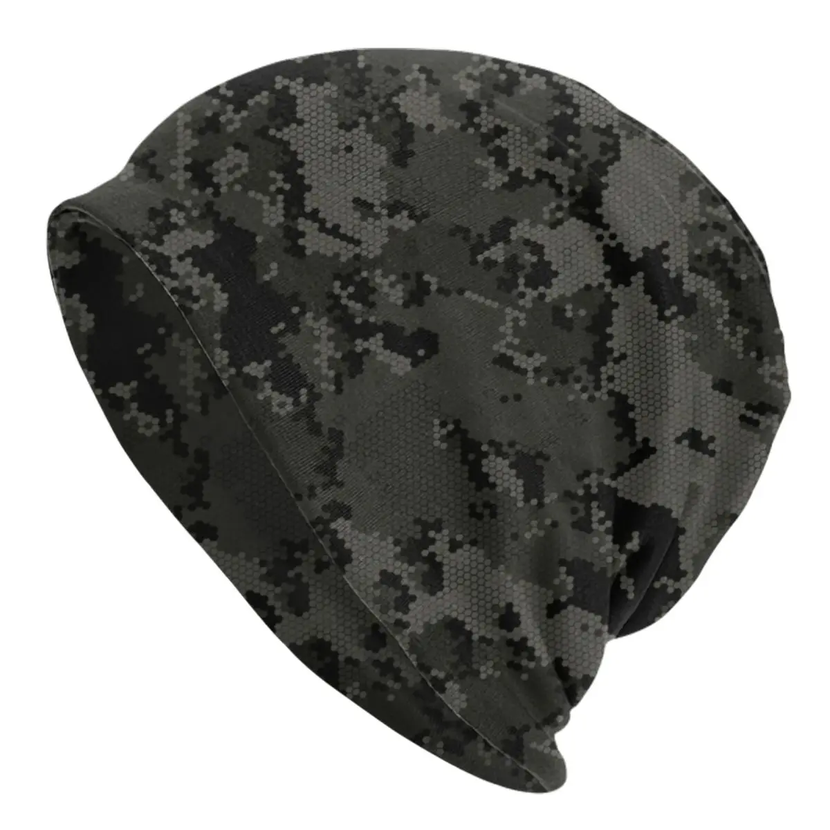 Blackout Alpha Zulu Camouflage Bonnet Hat Knit Hats Hip Hop Unisex Adult Army Military Camo Warm Winter Skullies Berretti