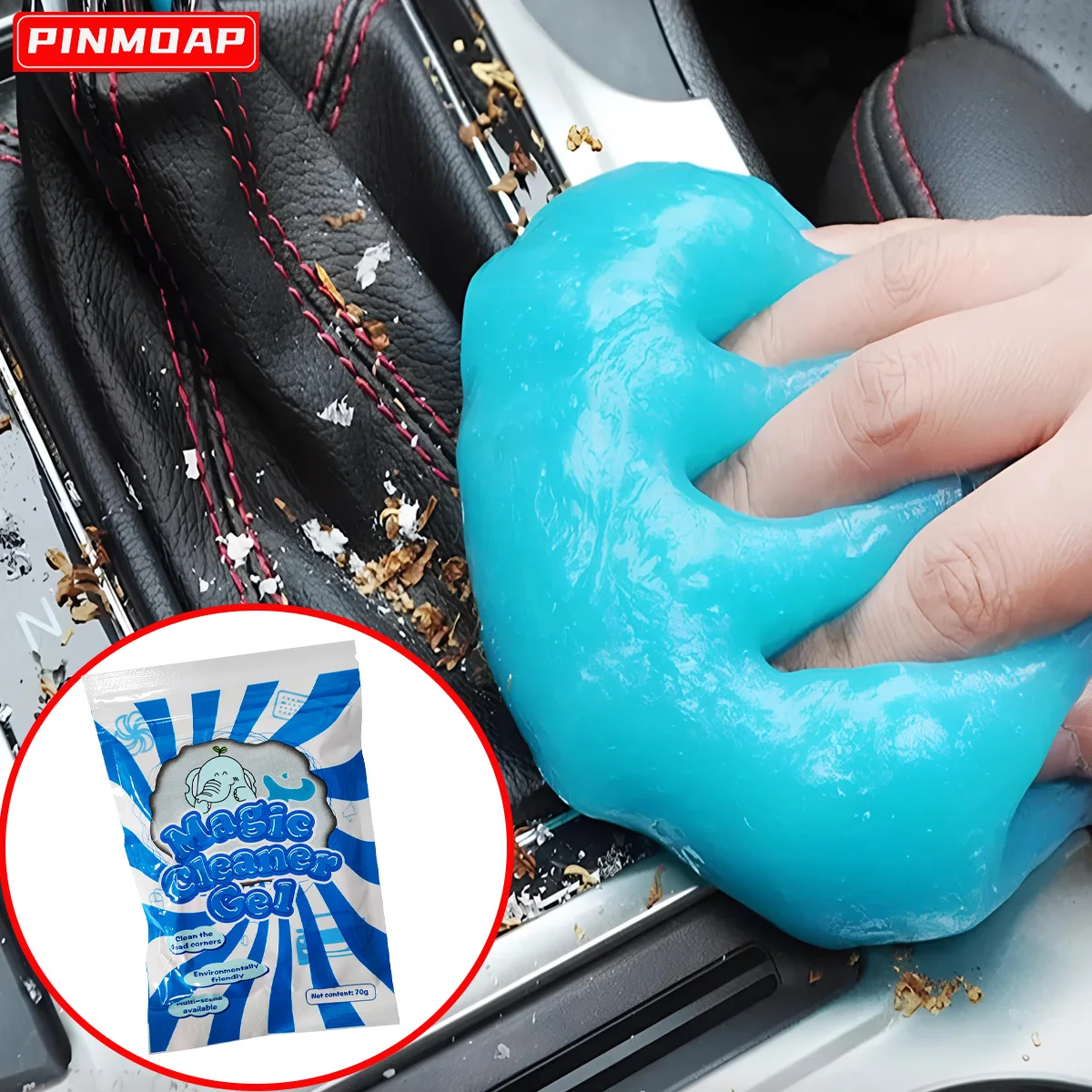 Car Wash Interior Car Cleaning Gel Slime Cleaning Machine Auto Vent Magic Dust Remover Glue Computer Keyboard Dirt Cleaner