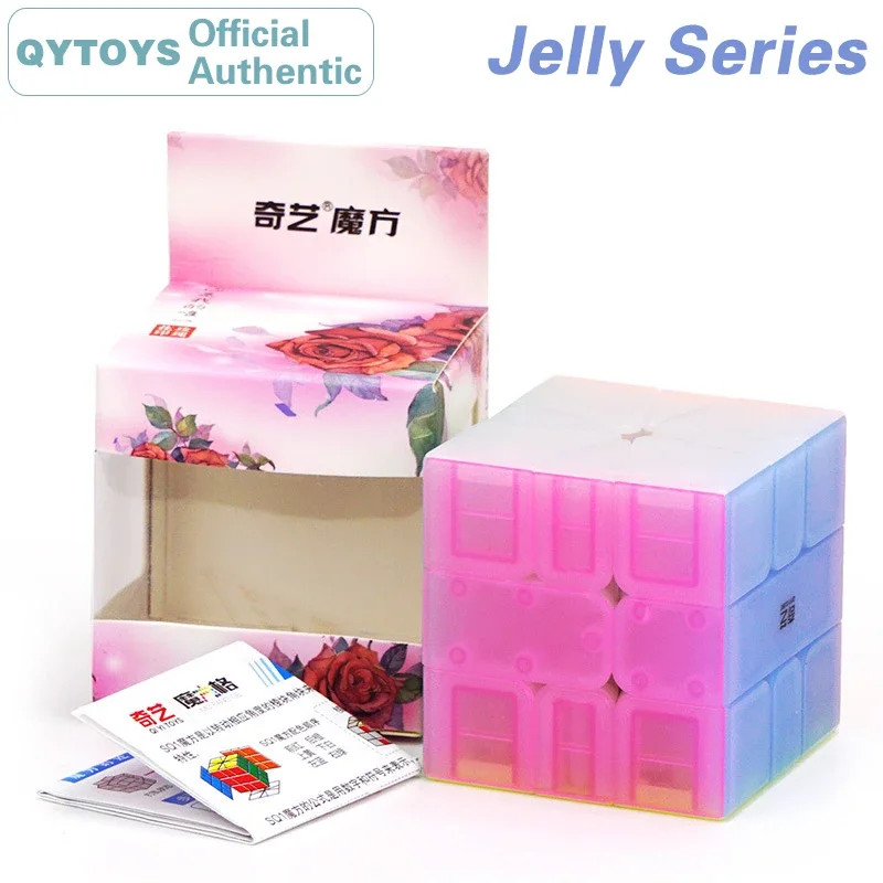 QYTOYS Jelly Series Magic Cube Axis Windmill Pyramid SQ1 Pyramorphix Professional Neo Speed Puzzle Antistress Toys For Children лазерный уровень клизиметр ada cube 3d green professional edition а00545