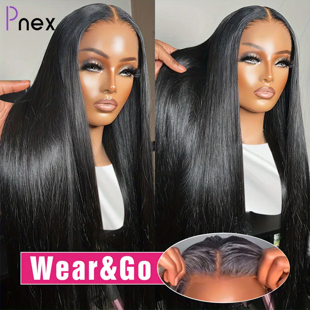 Straight-Wear-And-Go-Wigs-Glueless-4x4-HD-Closure-Wigs-Human-Hair ...