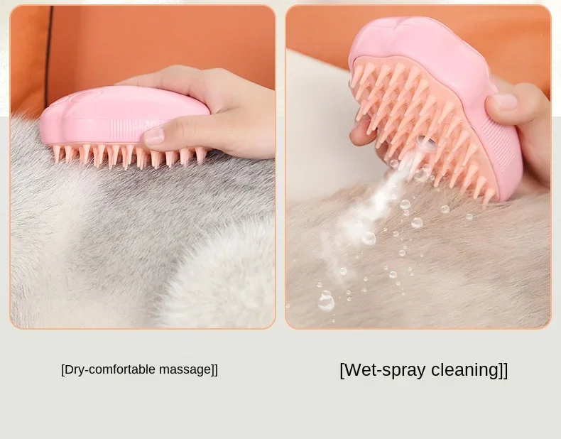 Title 11, 3 in 1 Pet Steam Brush Cat Steam Comb Electric ...