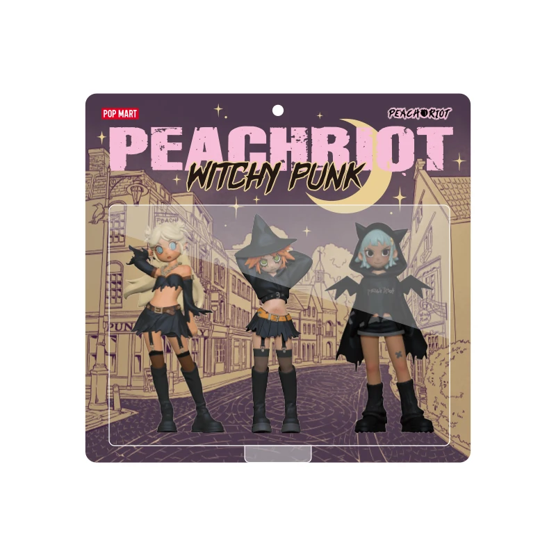 POP MART Peach Riot Witchy Punk Figures 100% Figurine Cute Toy