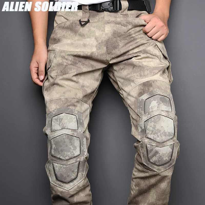 Special Forces Ruins Camouflage Pants, Turtle Shell, Knee