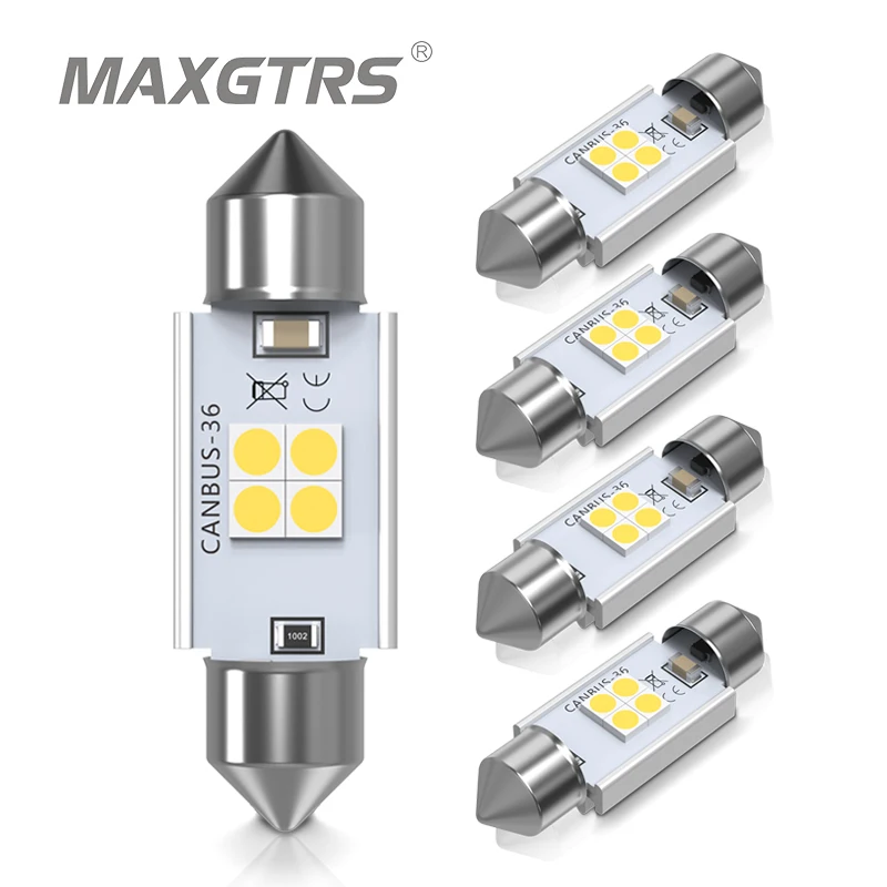 

5x Car Festoon C5W CANBUS 3030 LED Bulb No Error Car LED Lamp Interior Dome Map Reading Lights 28mm 31mm 36mm 39mm 41mm 44mm