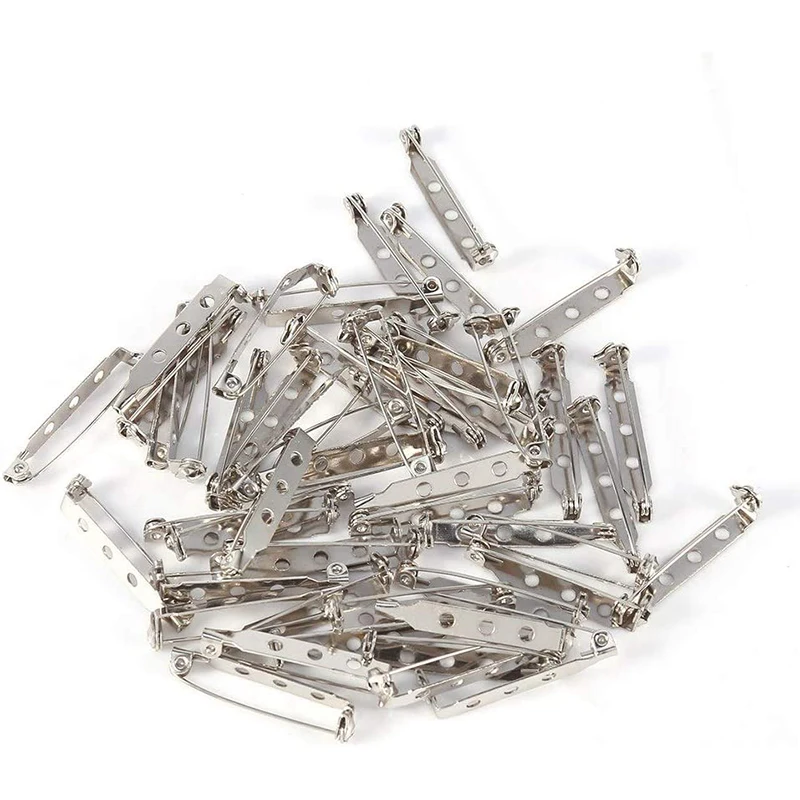 Spille da spilla, 100 spille da 20 mm, spilla da balia, spille per fai da te, spille di sicurezza artigianali, per gioielli e lavori manuali