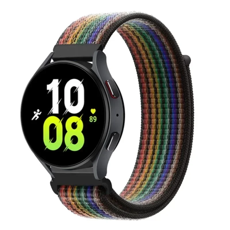 Nylon Sport Loop Bracelet, 22mm/20mm Strap, Universal Smartwatch Band