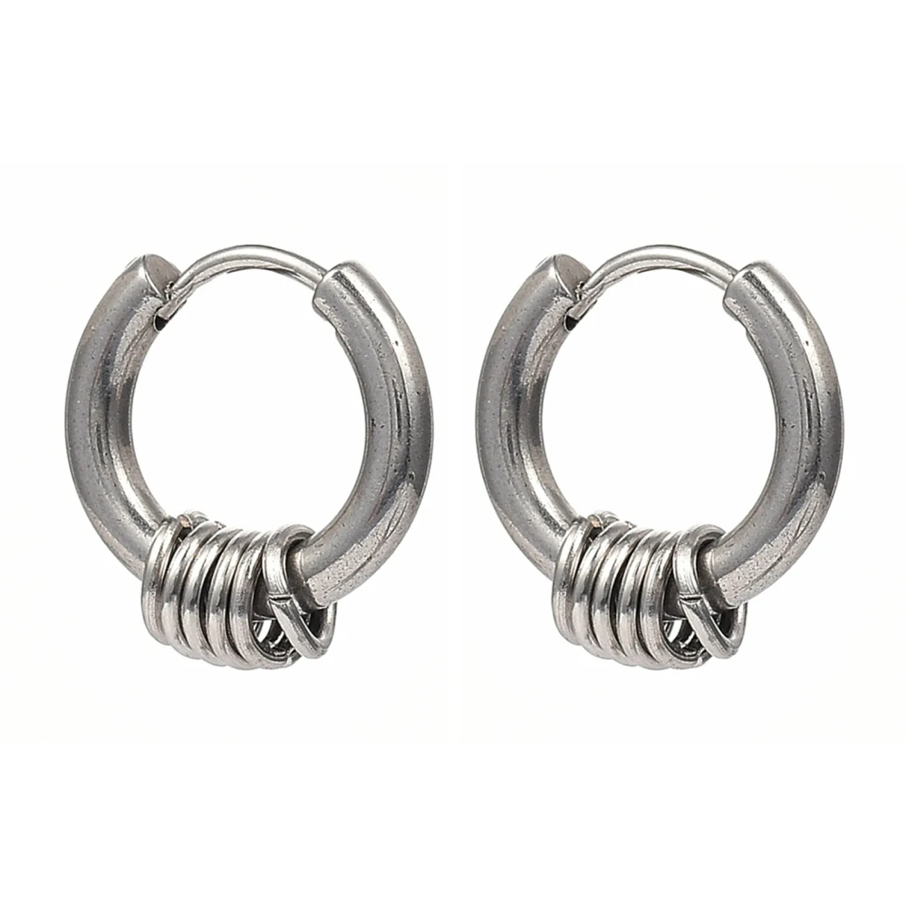 15Pair 304 Stainless Steel Huggie Hoop Earrings Ring Hypoallergenic Earrings jewelry for fashion summer women earring DIY Making