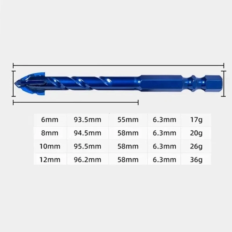 High Hardness Eccentric Drill Precision Drilling Glass Tile Drill Ceram Wood Bit Eccentric Offset Cutting Tool Image 3