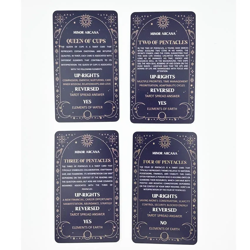 Radiant Wisdom Tarot Cards  12x7cm, 78-Cards Games No Manual 4