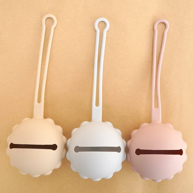 Non-Toxic Portable Pacifier Storage Container Box Soft Silicone Pacifier Holder Soother Case For Nipples Kids Teat Attachment pacifier holder,plastic pacifier box