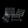 1Sets Acrylic Ladder Display Stand Durable Home Organizer Transparent Storage Rack Adjustable Computer Monitor Model Holder 2