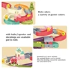 Bath Toys Baby Bathroom Duck DIY Track Bathtub Kids Play Water Games Tool Bathing Shower Wall Suction Set Bath Toy for Children 5