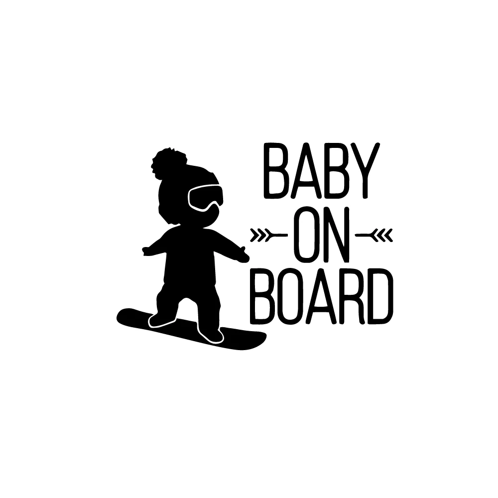 

Baby on Board Car Stickers Waterproof Accessories for Truck Window Bumper Auto Suv Door Laptop Kayak Vinyl Decal,12cm*16cm