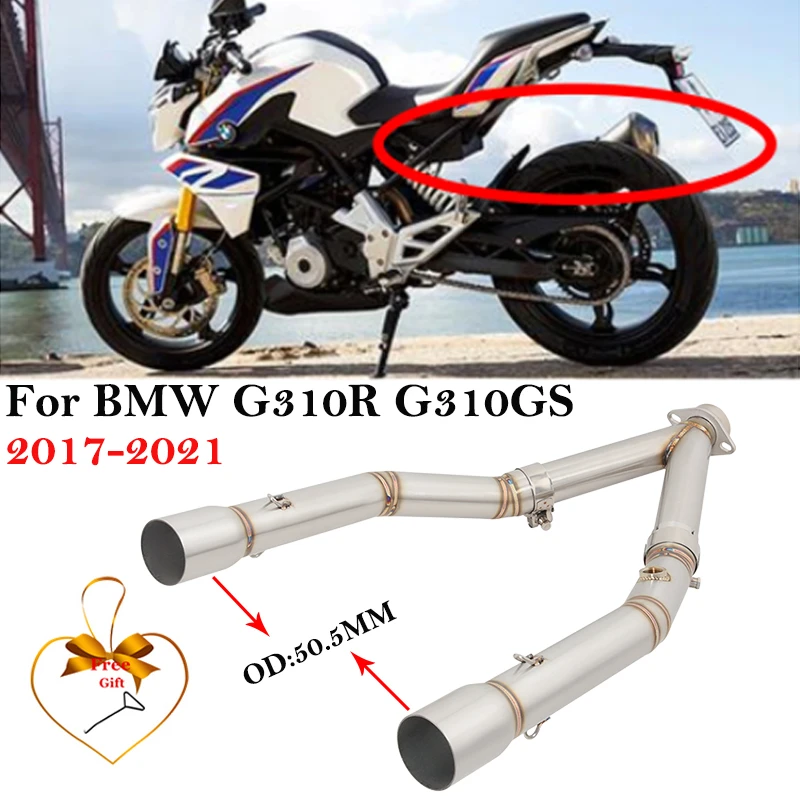 For BMW G310R G310GS 2017 2021 Motorcycle Exhaust Escape System