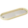 Glass Mirror Decorative Storage Tray For Makeup Dessert Plate Jewelry Necklace Bracelet Table Perfume Wedding Brides 2