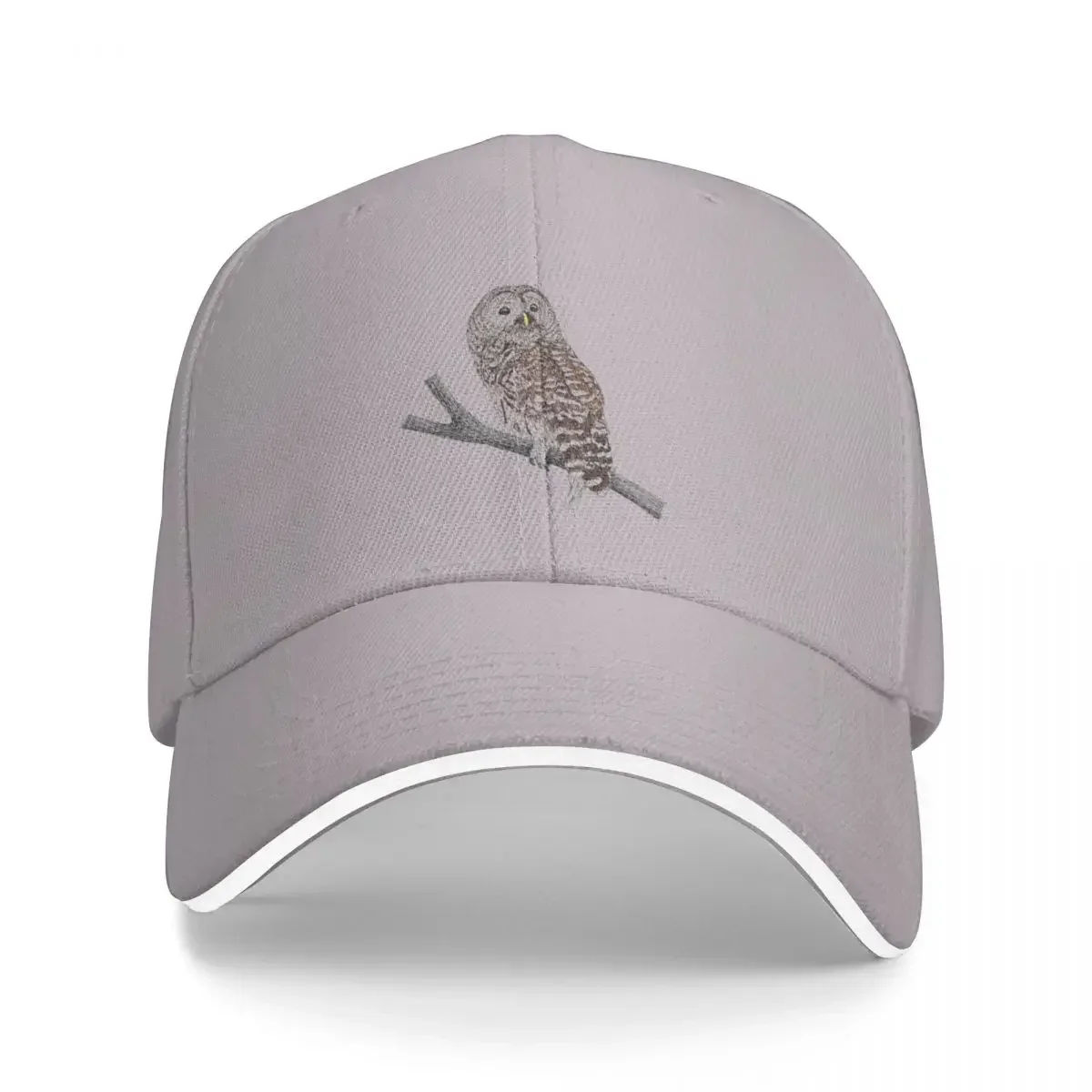 

Barred Owl Cap Baseball Cap hat man for the sun cap Male Women's