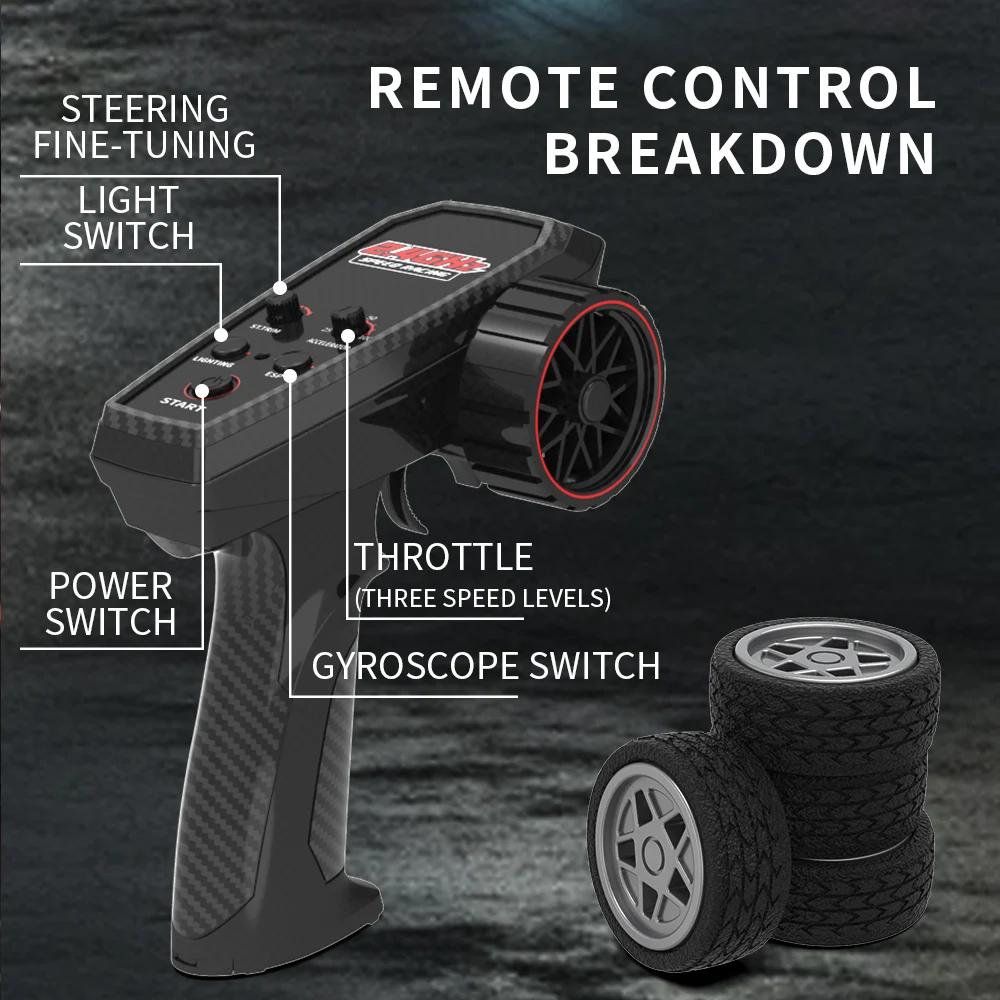 Détail des connexions du gyroscope RC, parfait pour intégrer dans vos montages.