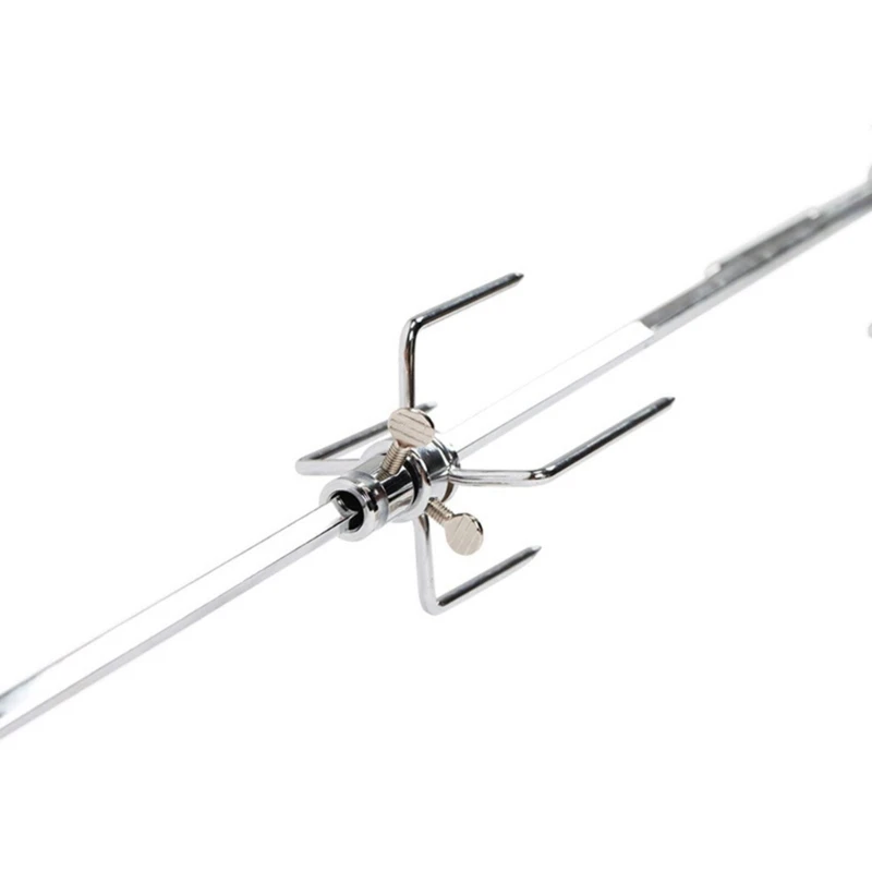 Stainless Steel Barbecue Forks 4 PCS Safe to Use Rotisserie Forks Perfect for Grilling Picnics Outdoor Activities