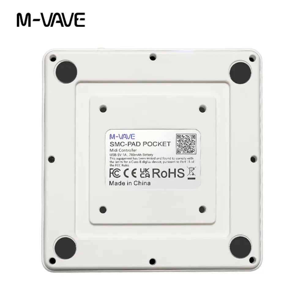 M-VAVE SMC-PAD Pocket Pad Portable Wireless MIDI Controller