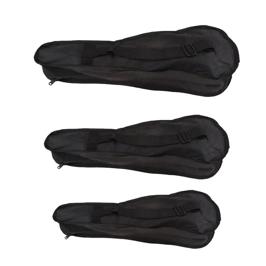 Tooyful 21/23/26 Inch Ukulele Guitar Waterproof Case Cotton Padded Large Capacity Carrying Bag
