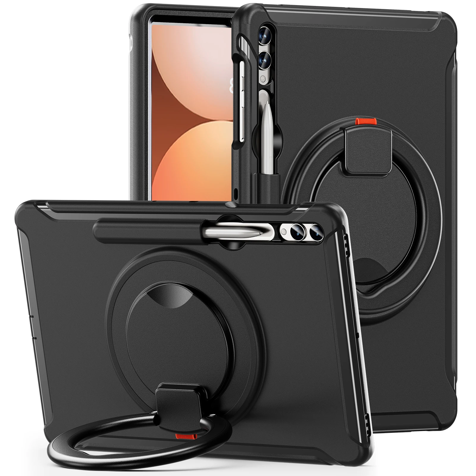 Durable Handle Kickstand Shockproof Tablet Case Cover with Stand