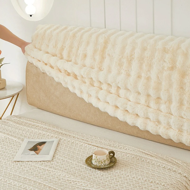 Copritestata Letto In Cotone Elastico – Fodera Protettiva Antipolvere Per Testiera, Velluto Morbido, Vestibilità Universale