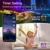 USB LED Strip Lights APP Control Color Changing 5050 RGB Led Light Flexible Lamp Tape for Room Decoration TV Backlight 6
