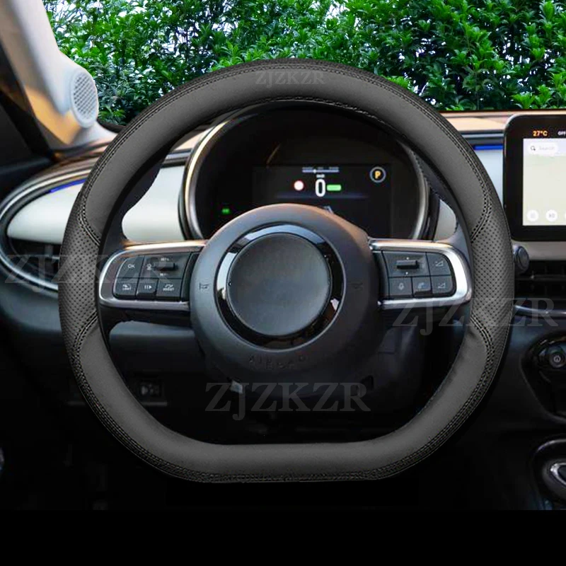 Für Ebro S400 S700 S800 S900 2025 2026 2027 Auto-Lenkradbezug aus Leder, Rutschfester Verschleißfester Schutz, Auto-Zubehör – Detail 3