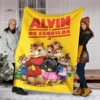 Cartoon Alvin & The Chipmunks Blanket Cute Animal Flannel Fluffy Throw Blanket Children and Adult Gift Sofa Travel Camping 4