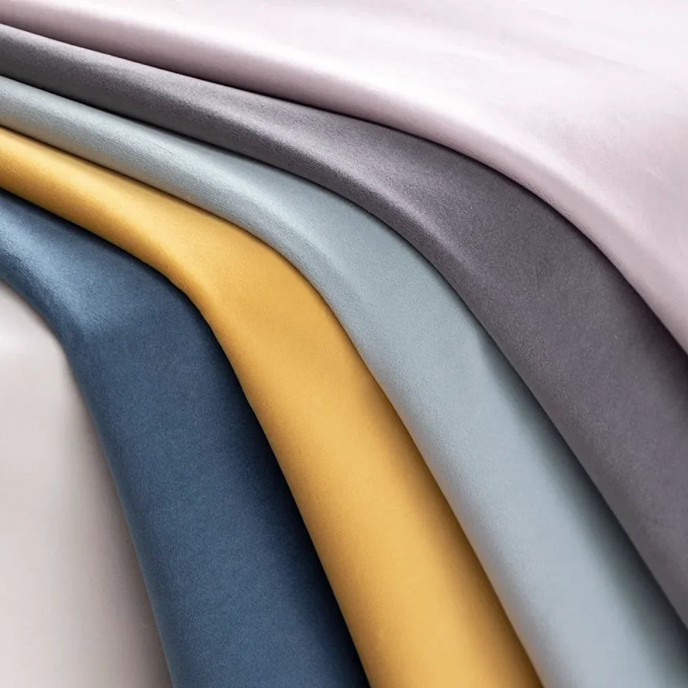 Matte Velvet Fabric Thickened Non-Inverted By Meter Stage Wedding Counter Curtain 450g Sofa Fabrics velvet fabric
