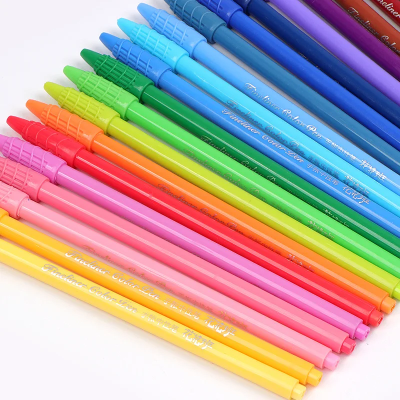 24Color Colorful Fine Point Pens for Bullet Journaling Note Taking Writing Drawing Coloring Cute Japanese Stationery Vintage Pen - 2