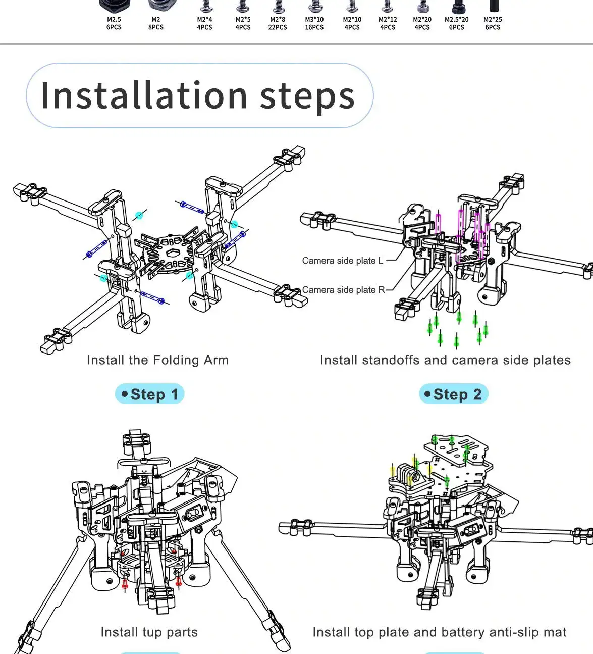 Drone frames