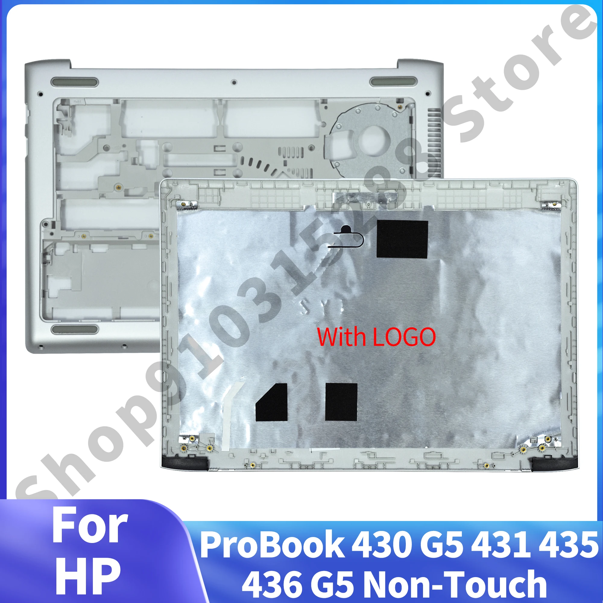 

NEW LCD Back Cover For HP ProBook 430 G5 431 435 436 G5 Non-Touch Bottom Case Notebook Housing Case Parts Repalcement