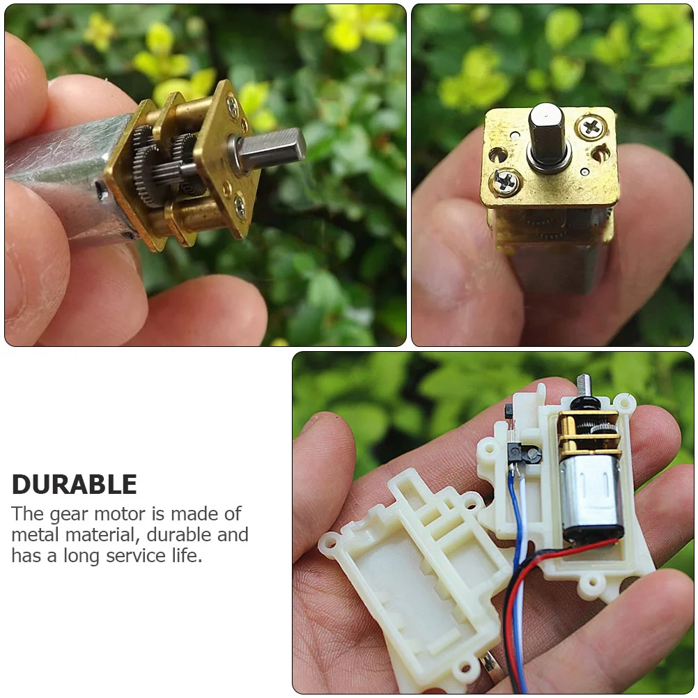 감속 모터 기어드 모터 모터, DIY 완구용 전기 모터, 2 개